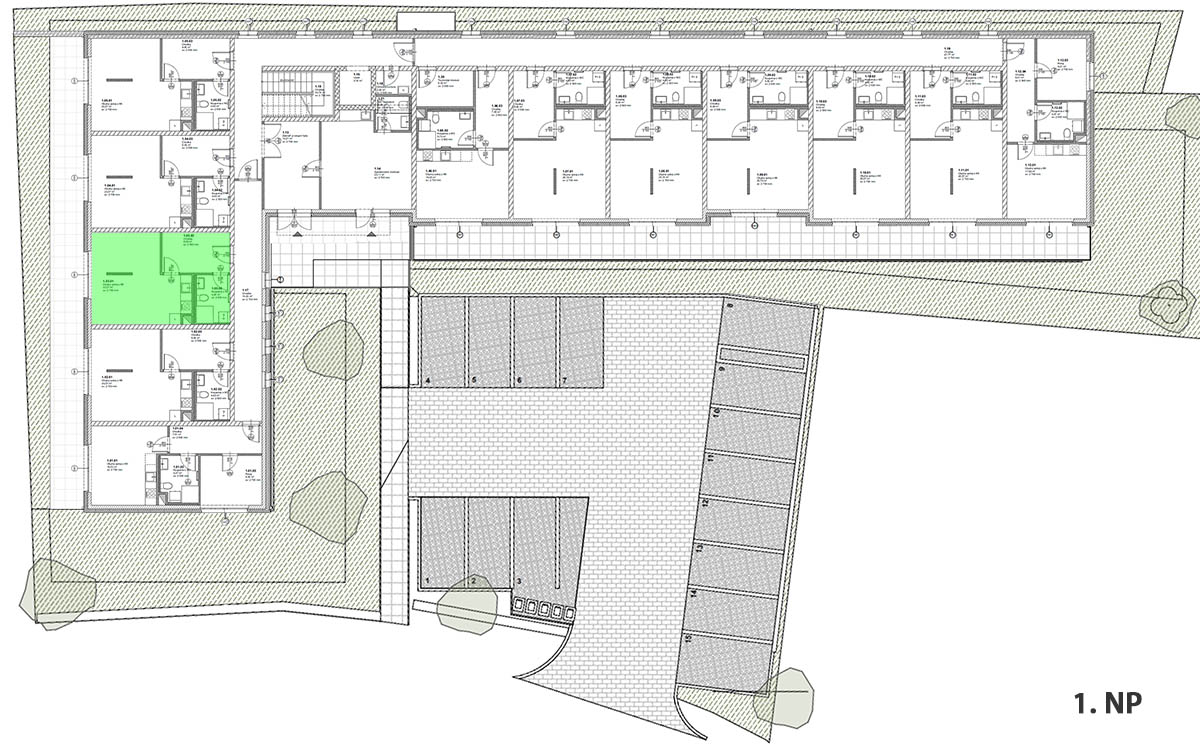 Umístění bytové jednotky v objektu