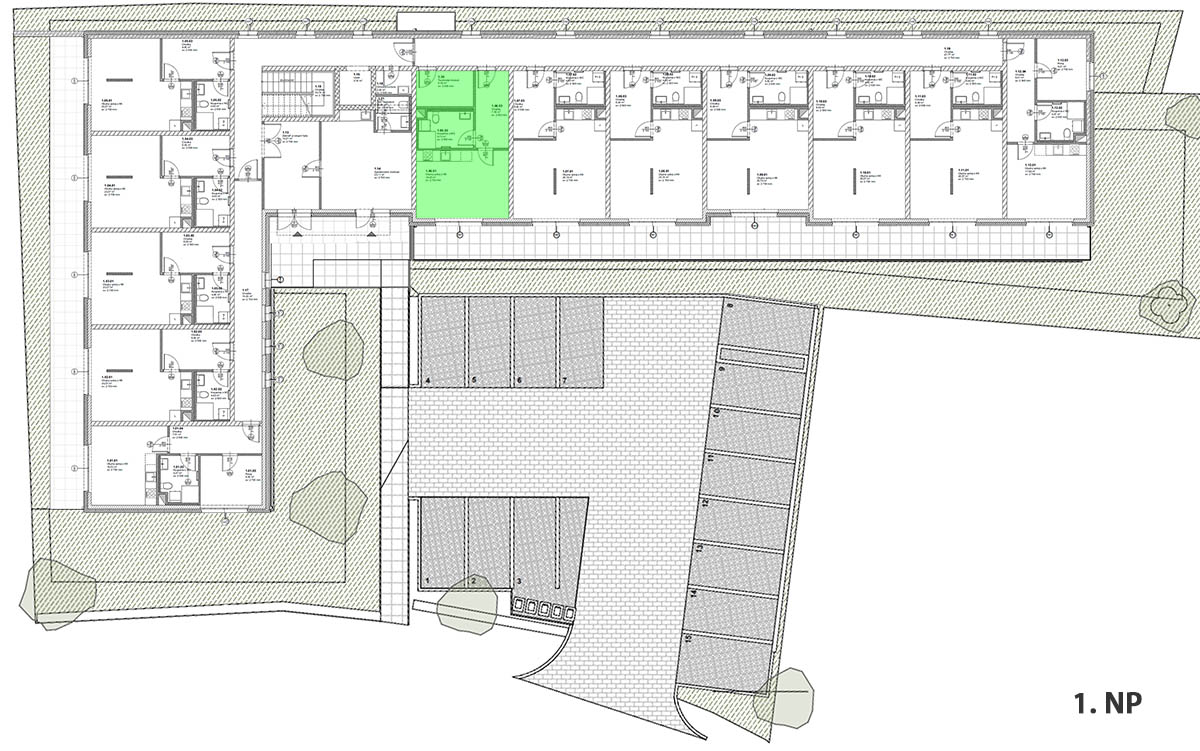 Umístění bytové jednotky v objektu