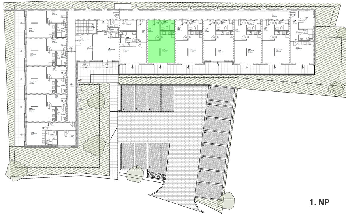 Umístění bytové jednotky v objektu