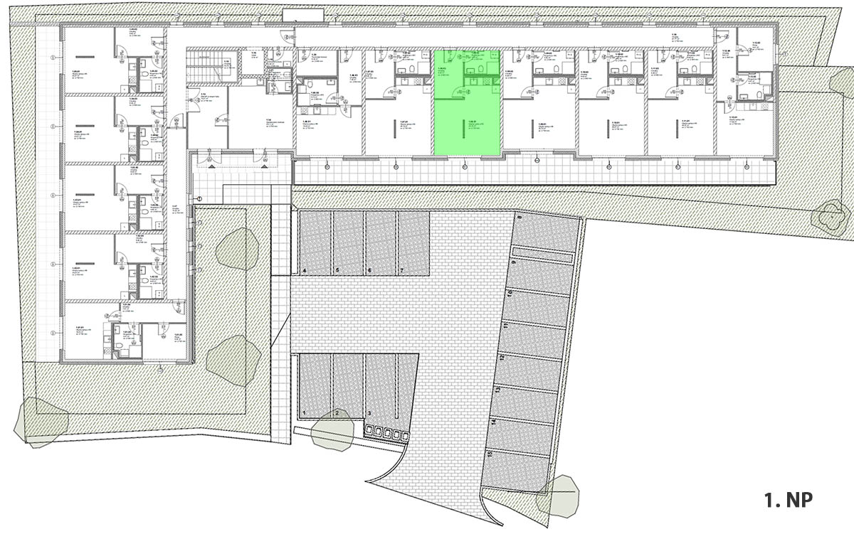 Umístění bytové jednotky v objektu