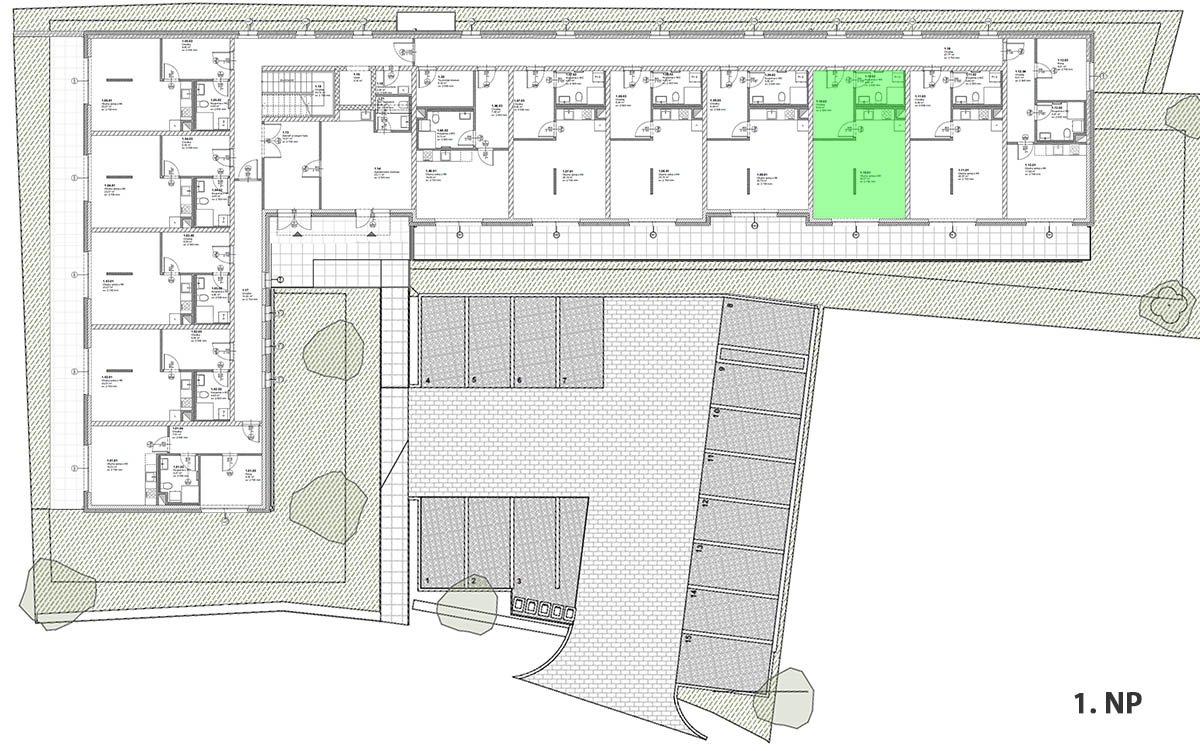 Umístění bytové jednotky v objektu