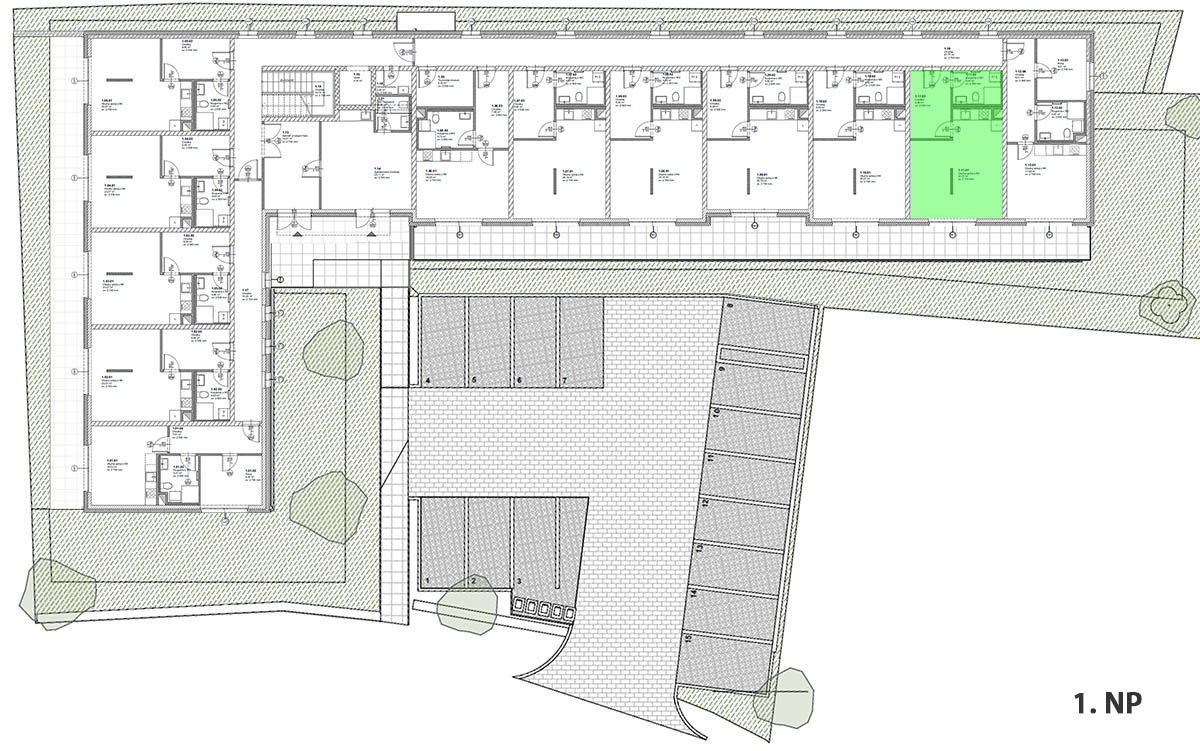 Umístění bytové jednotky v objektu