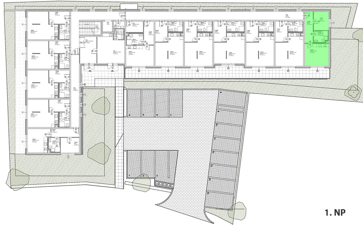 Umístění bytové jednotky v objektu