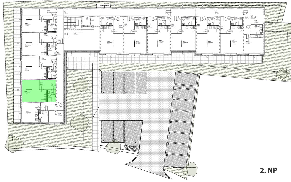 Umístění bytové jednotky v objektu