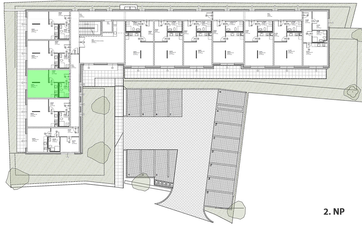 Umístění bytové jednotky v objektu