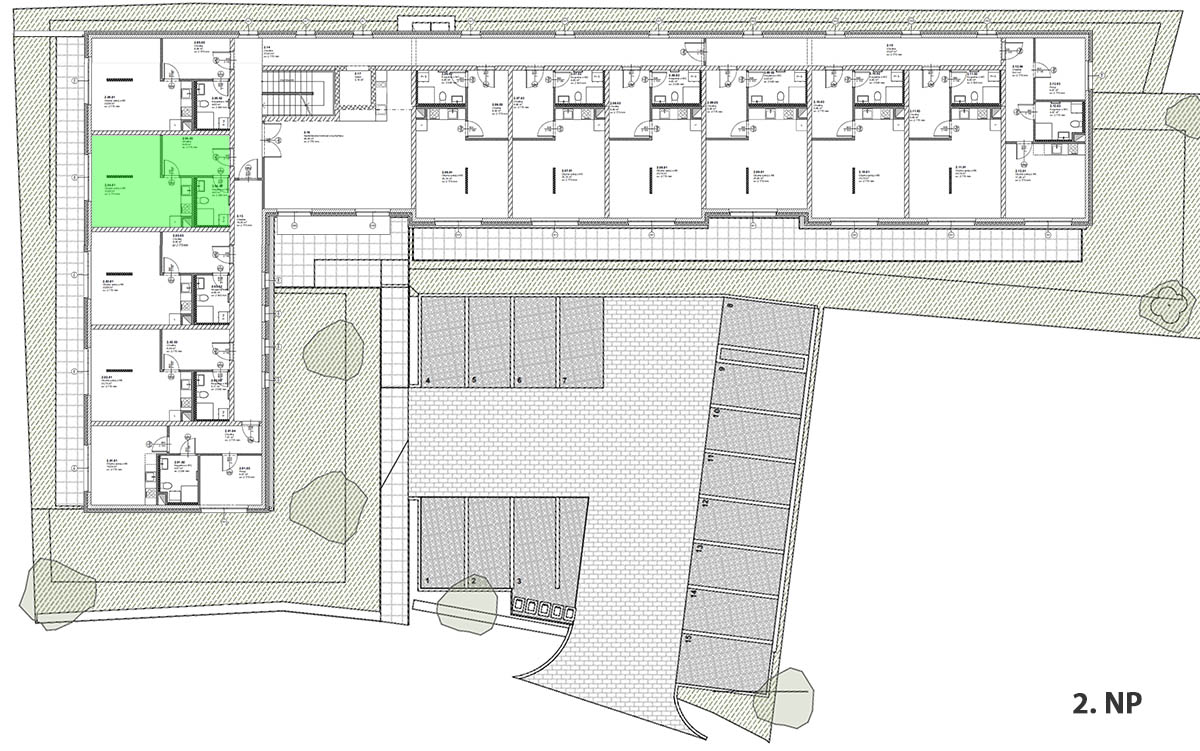 Umístění bytové jednotky v objektu