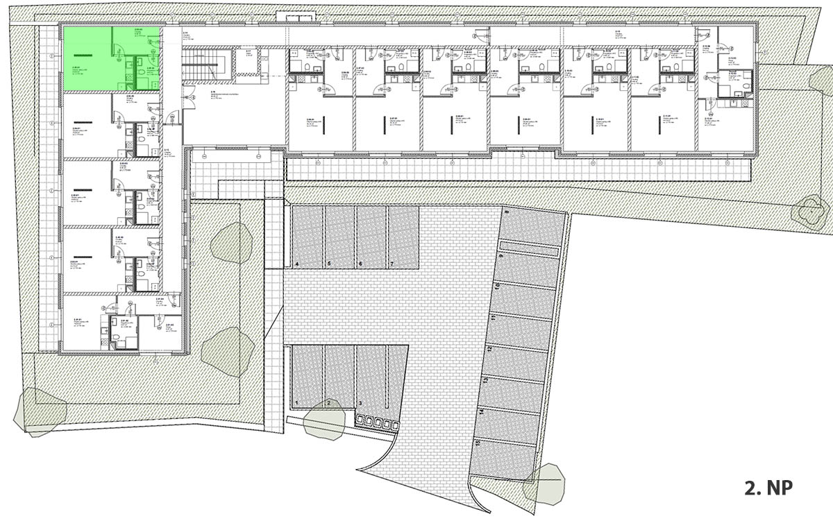 Umístění bytové jednotky v objektu