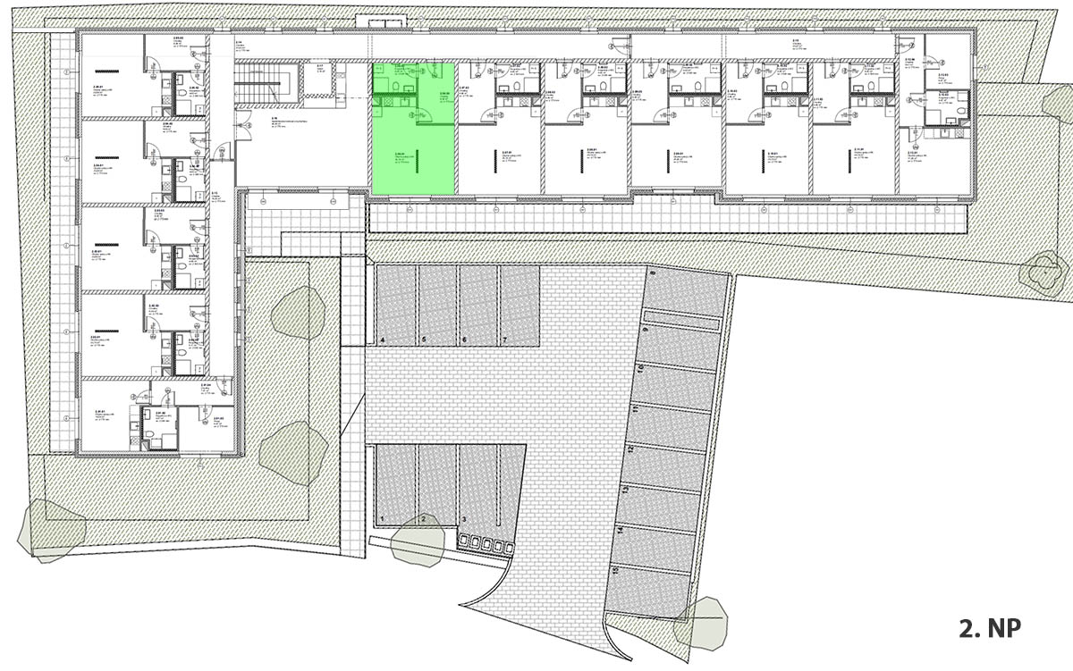 Umístění bytové jednotky v objektu