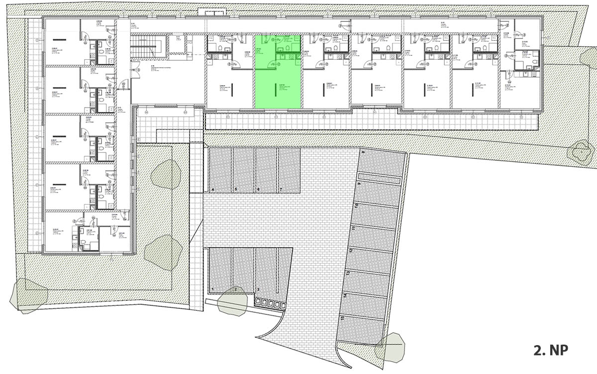 Umístění bytové jednotky v objektu