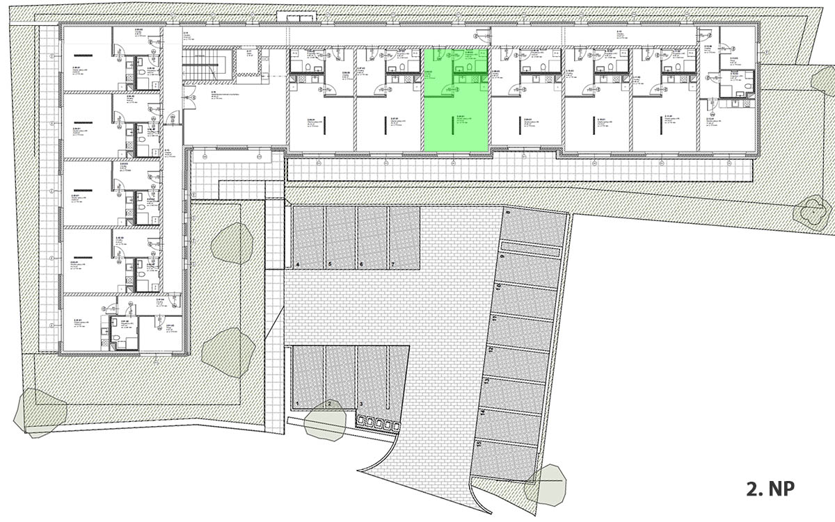 Umístění bytové jednotky v objektu