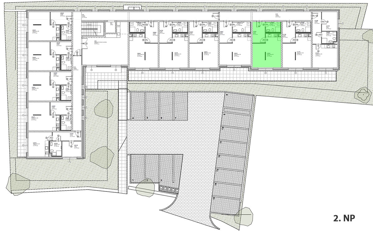 Umístění bytové jednotky v objektu