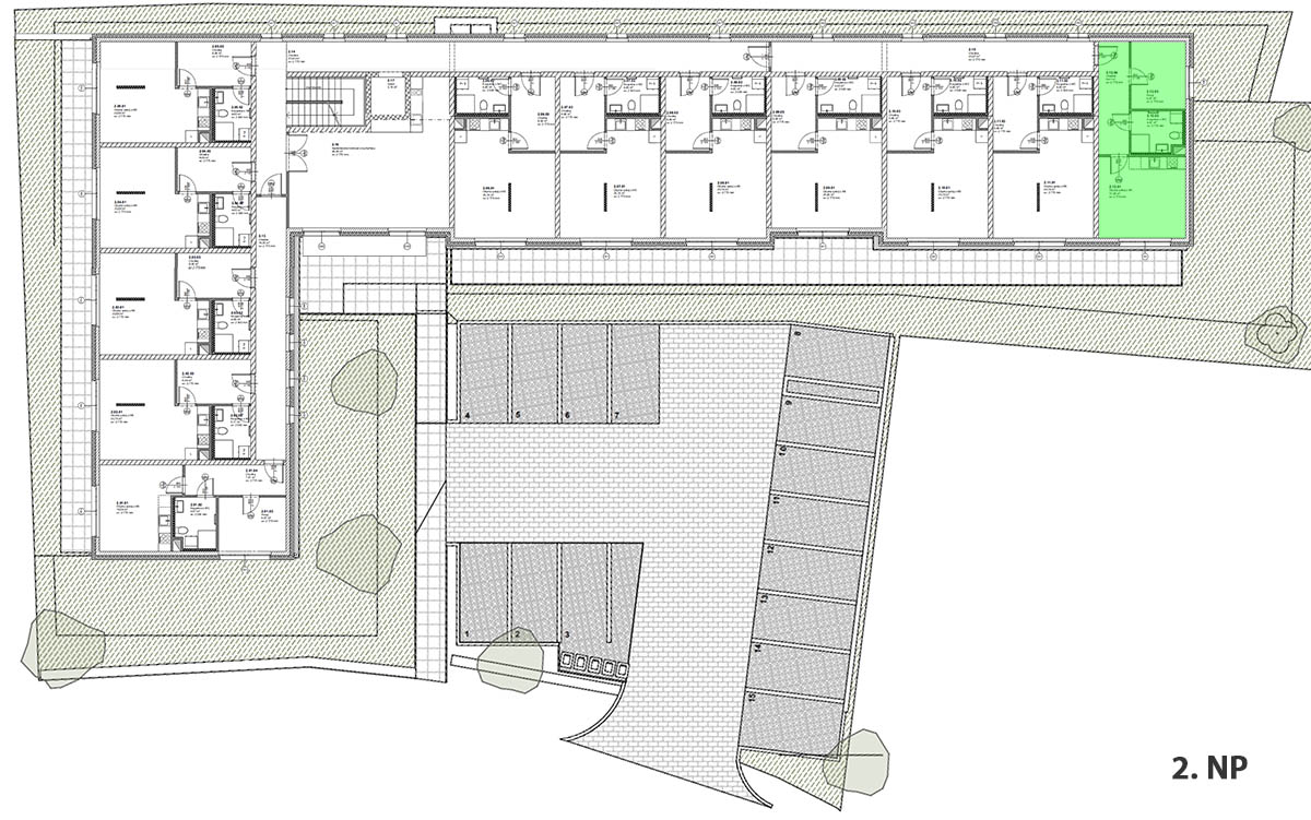 Umístění bytové jednotky v objektu